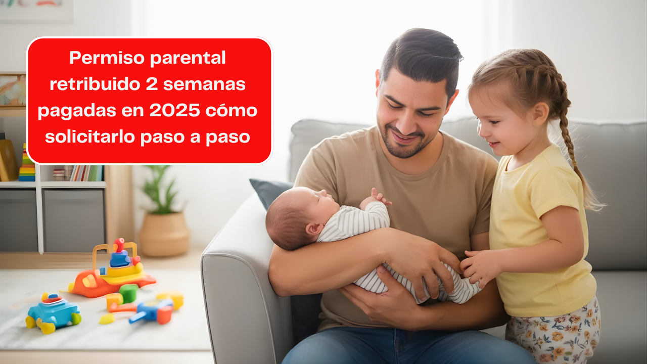 Permiso parental retribuido: 2 semanas pagadas en 2025 cómo solicitarlo paso a paso